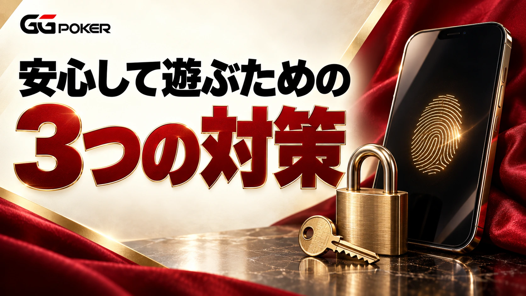 安心して遊ぶための3つの対策